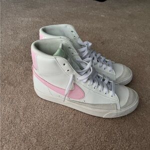 Pink Nike Blazers